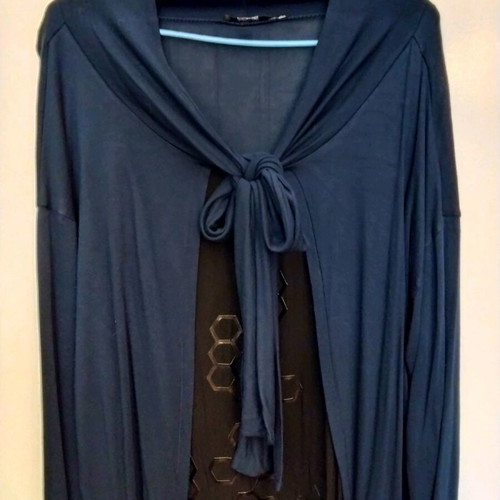 Mat Fashion tunic Small Plus Size like new, blue and black