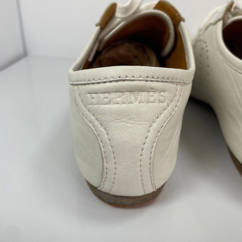 Hermes Perforated H Sneaker used, size 37.5, cream