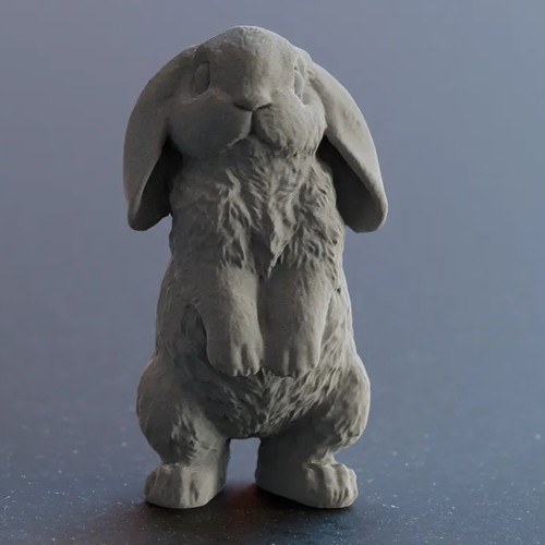 Easter bunny sculpture new with hanging ears