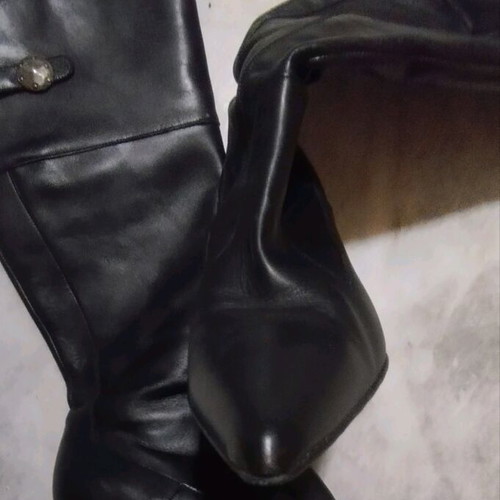 Boxer leather boots like new size 39 black
