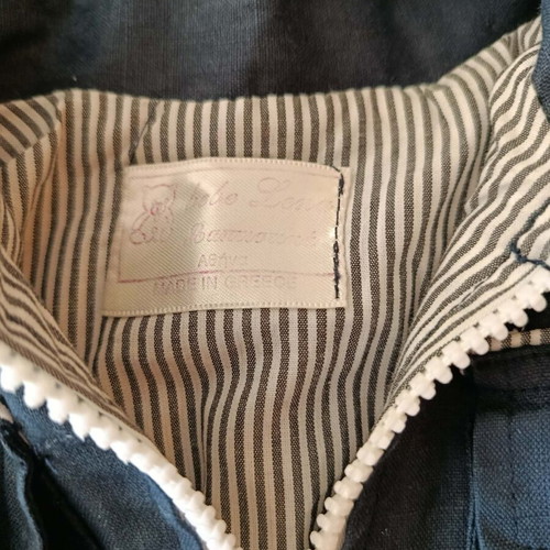 Bebe Lous baby jacket like new, made in Greece, navy blue