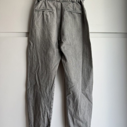 ZARA Z1975 high-waisted grey paperbag jeans, size EUR 36