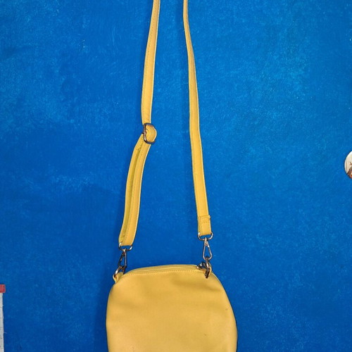 Yellow handbag with inner bag like new