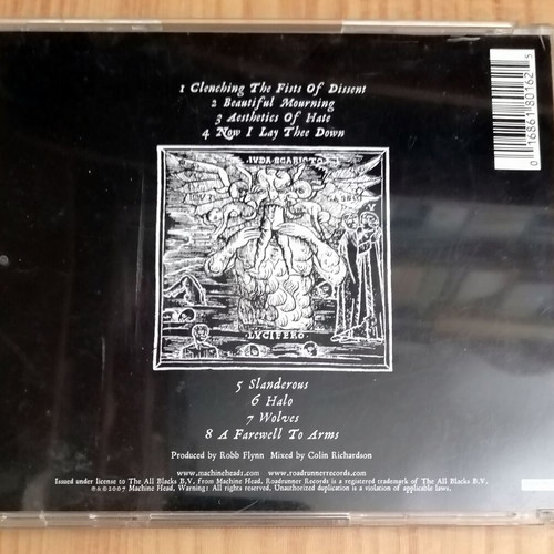 Machine Head The Blackening CD album 2007 like new, metal