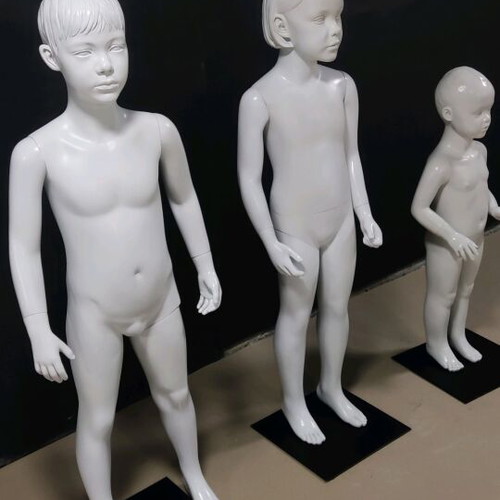 Display mannequins used, female and male with bases