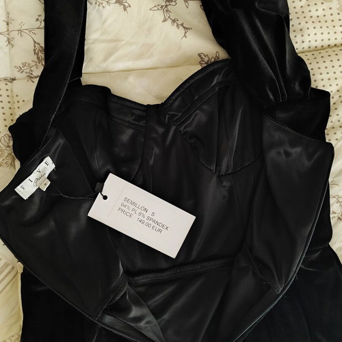 Velvet dress new black size S by five p.m.