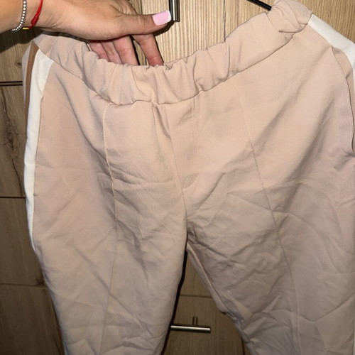 Trousers summer like new, size L, beige