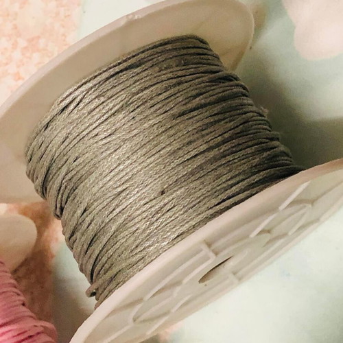 Jewelry making cords used, pack of 3, 100% cotton