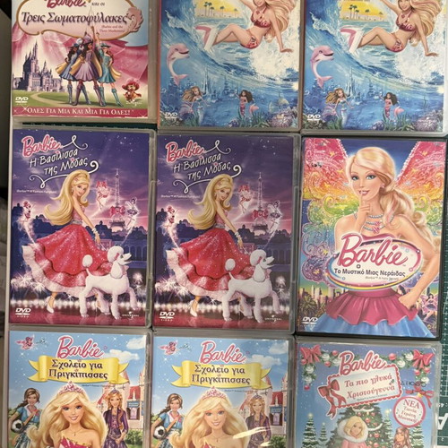 Barbie DVD collection, authentic, dubbed, animated movies