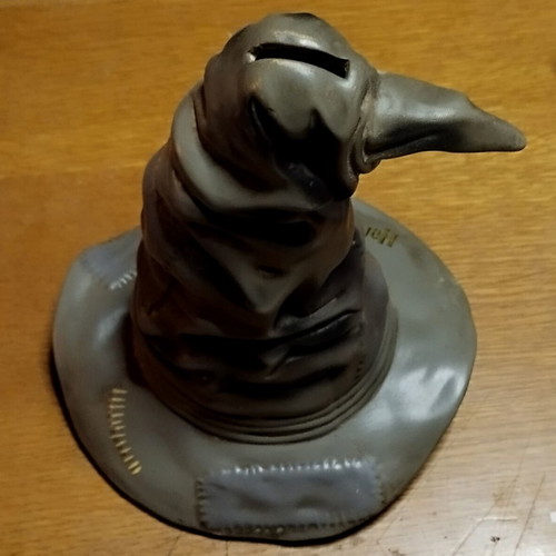 Harry Potter Ceramic Sorting Hat original 2002, like new