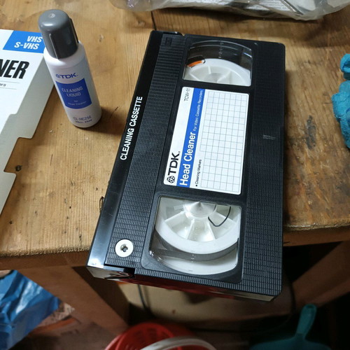 Video head cleaner cassette like new