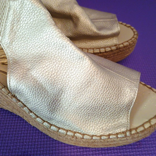 Replay platform shoes new, unused, gold-silver, size 41