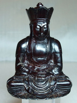Amber Shakyamuni Bodhisattva Buddha used, handmade 18th century figure