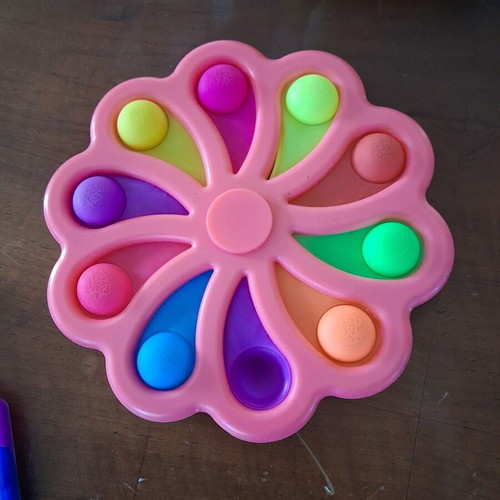 Pop It Fidget Toy set of 8, like new silicone stress relief