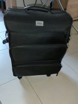 Foxy Professional Rolling Manicure Case new with compartments and drawers