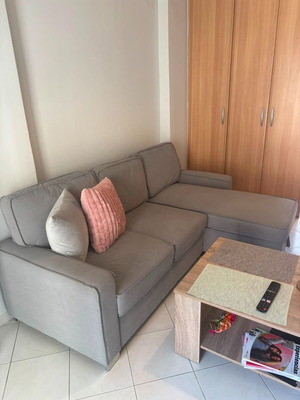 Sofa kitchen fridge and furniture set used, bundle price