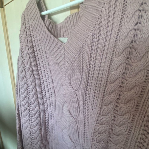 Moon River sweater like new, pink - dusty apple, size M