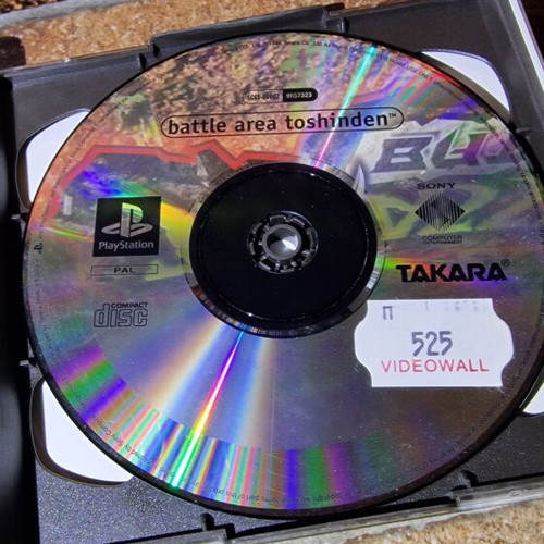 Battle Arena Toshinden PS1 game used