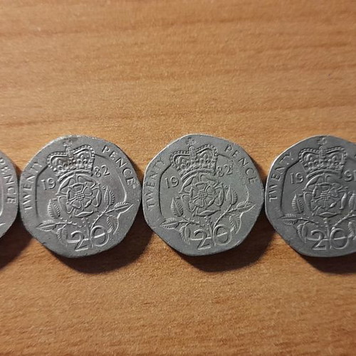 Great Britain coin collection used