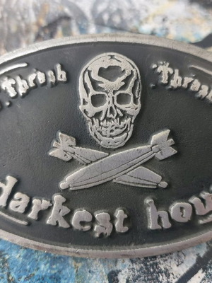 Darkest Hour belt buckle used, band merchandise