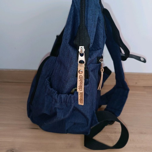 Chipolino backpack diaper bag used, navy blue
