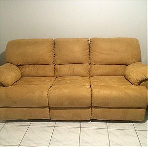 Τριθέσιος καναπές με ανακλίσεις
