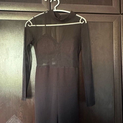 Jumpsuit black, like new, one size