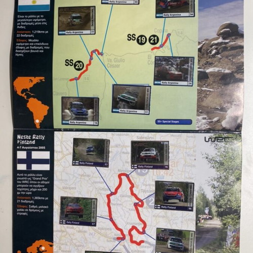 WRC Sticker Album used