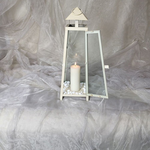 Large Metal Floor Lantern 60cm used, modern
