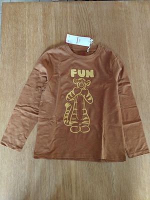 Orchestra boys' t-shirt 8 years 128 cm new, brown and yellow