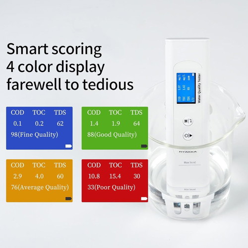 6-in-1 Digital Water Quality Tester new, professional drinking water analyzer