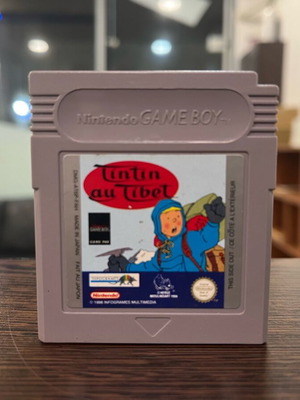 Nintendo Game Boy Tintin au Tibet cartridge like new FAH