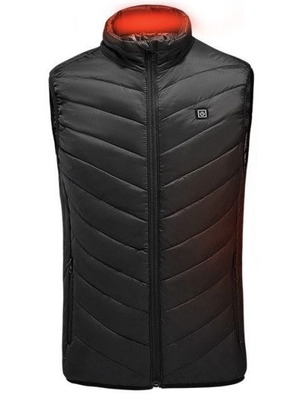 Γιλέκο θερμαινόμενο νέο, με τροφοδοσία USB, μέγεθος XL-5XL