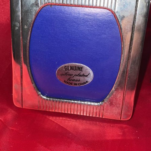 Silver-plated frames new, set of 2 small with boxes
