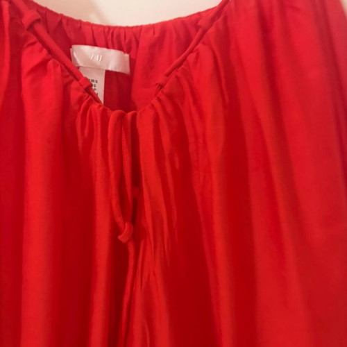 H&M red dress small, like new, oversized fit