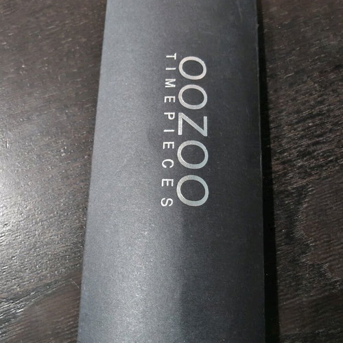 Oozoo C9260 men's watch new with blue dial and leather strap
