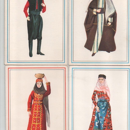 Vintage postal cards 150 pieces 1935-1999 from 15 countries new