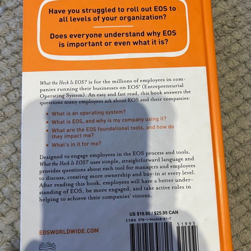 What The Heck Is EOS book in excellent condition, English