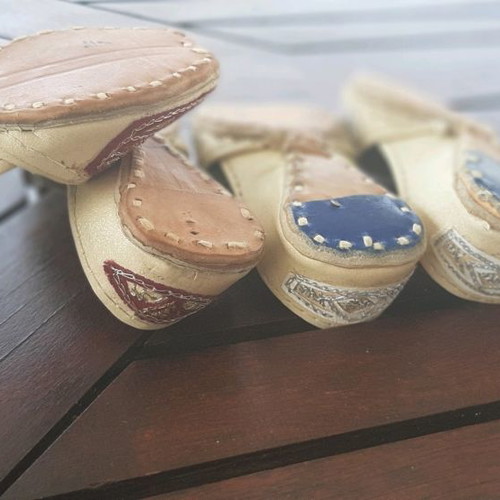 Aladdin Slippers. 2 pairs of children's shoes. Authentic from the Middle East. Aladdin Slippers.