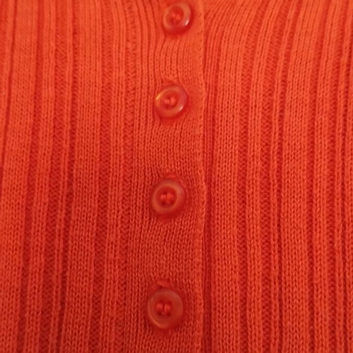 Laura Scott women's blouse, orange, size 12