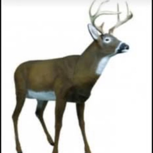 Decorative plastic heavy-duty deer at natural size, new
