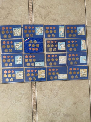 Coins from countries in uncirculated condition