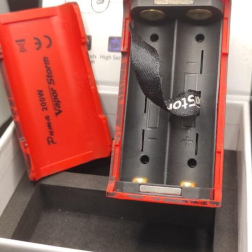 Vapor Storm Puma 200w Tc used, black/red