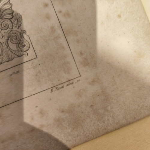 Engraving used large