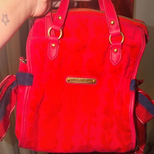 Juicy Couture crossbody bag red like new