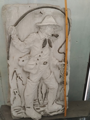 Garden decoration used, approximately 90 cm height