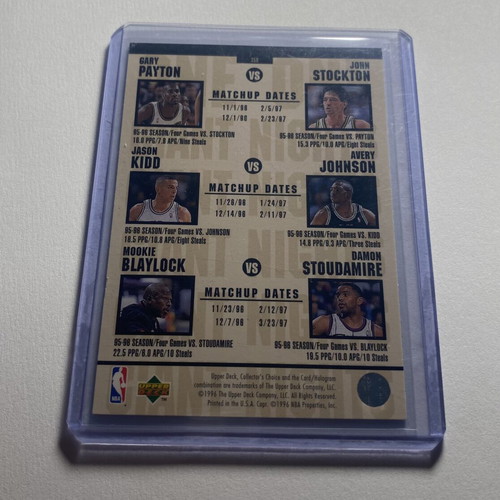 Upper Deck Collector’s Choice One on One Michael Jordan vs Anfernee Hardaway card new