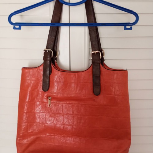 Koala Shoulder Bag like new, orange and tan