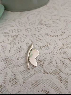 Motif half butterfly 925 Imanoglou new, silver