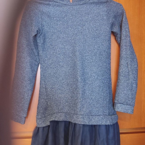 Energiers dress with glitter like new, size 140 cm